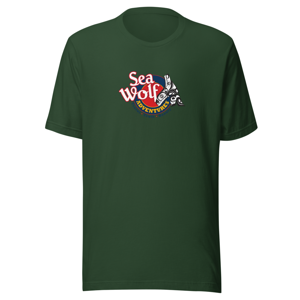 Sea Wolf Crest Tee — Forest Green