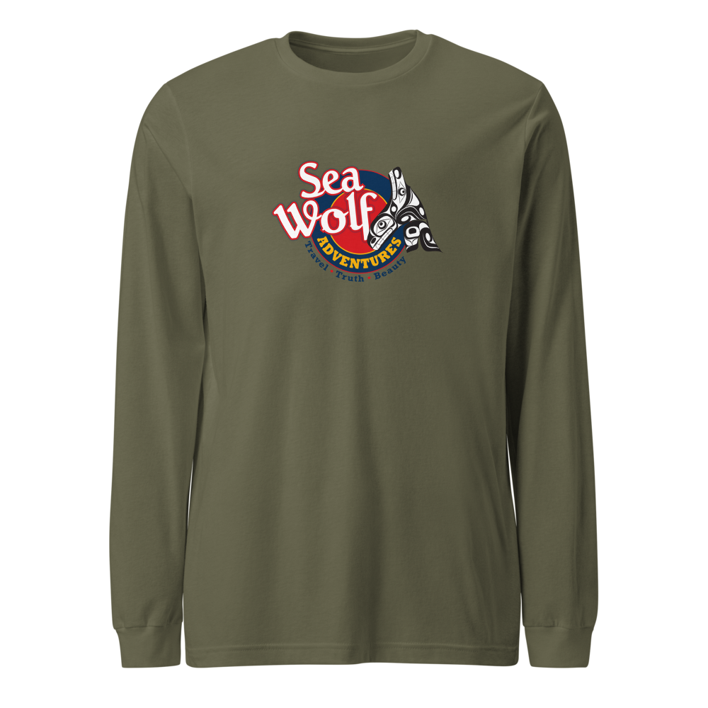 Sea Wolf Crest Long-Sleeve — Military Green