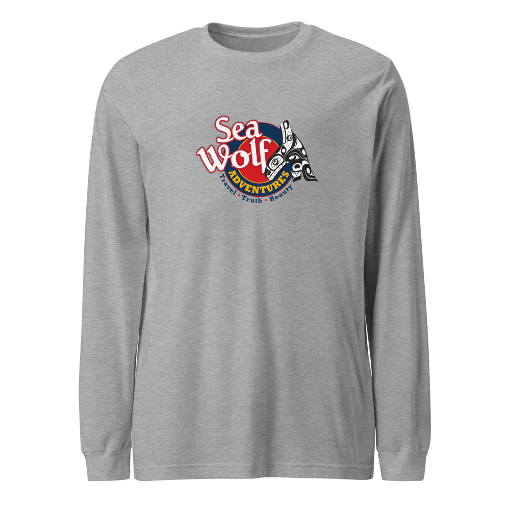 Sea Wolf Crest Long-Sleeve — Heather Grey