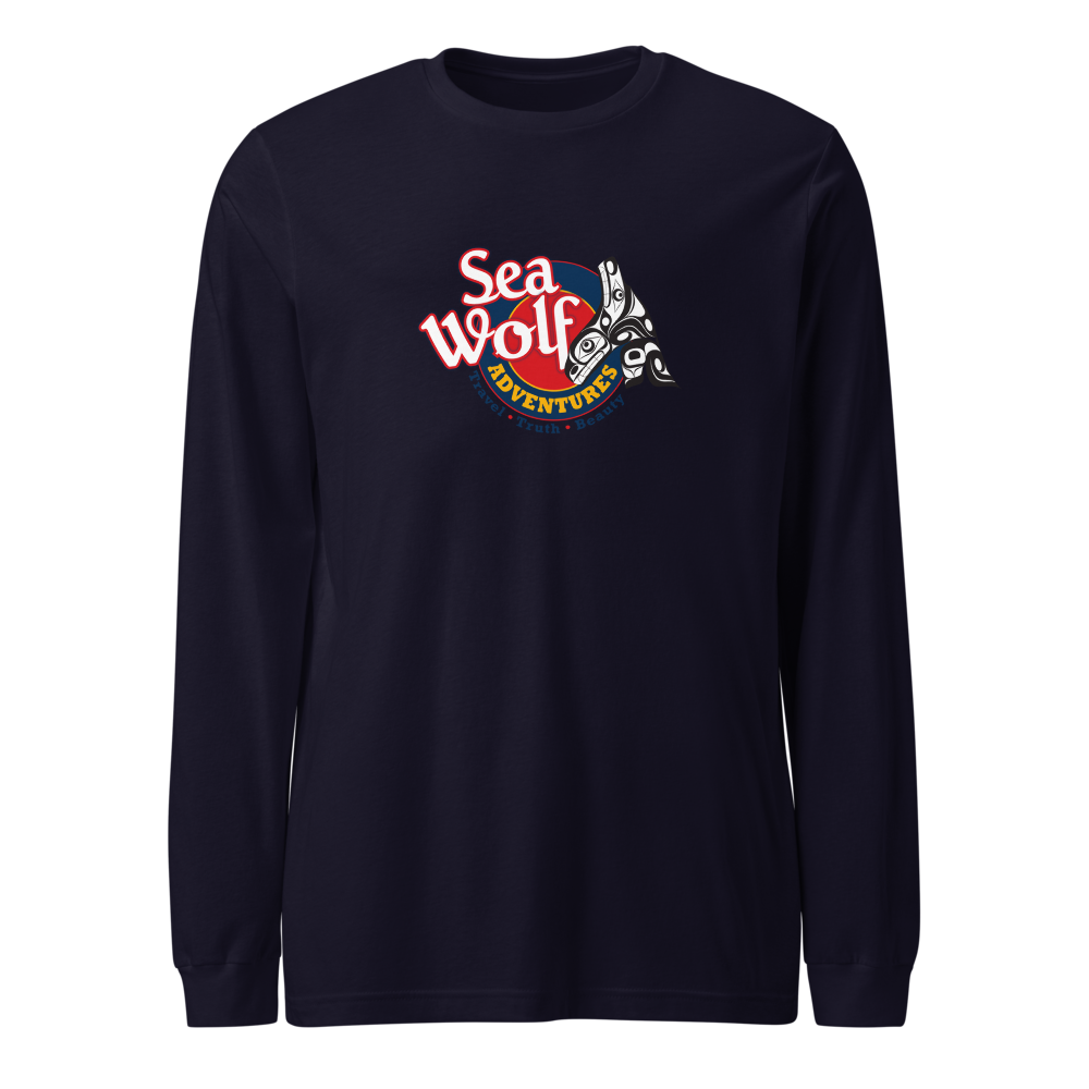 Sea Wolf Crest Long-Sleeve — Navy