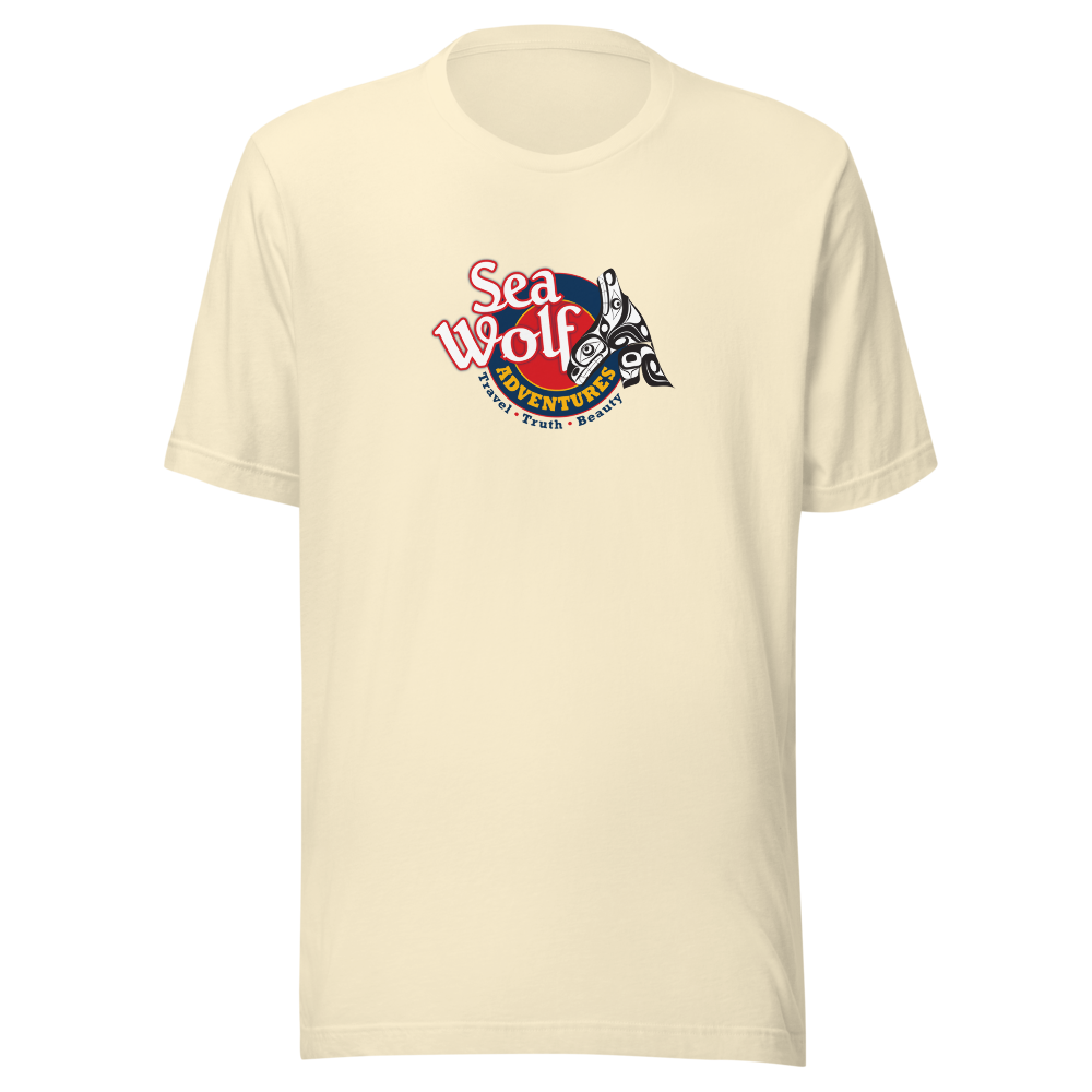 Sea Wolf Crest Tee — Natural